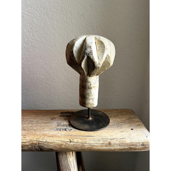 Vintage Wooden Spice Grinder on Stand - Picture 1 of 5